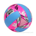 Pallona di pallavolo colorata in pelle per la promozione